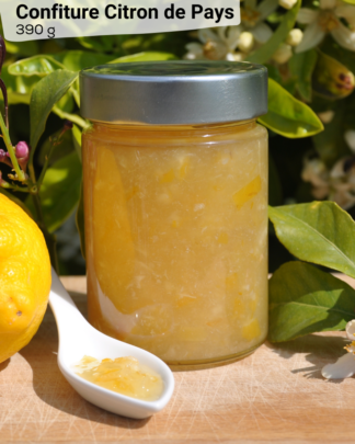 Citron de Pays confiture extra 390g - Les Vergers de Boirie