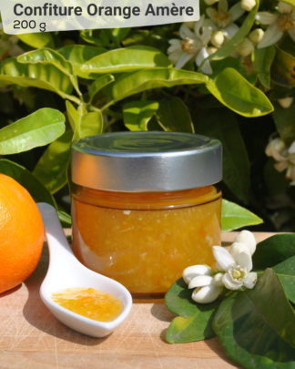 Confiture Orange Amère 200g - LES VERGERS DE BOIRIE A MENTON