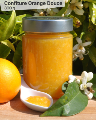 Confiture Orange Douce 390g - LES VERGERS DE BOIRIE A MENTON